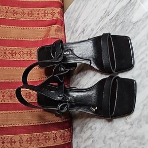 NWOT - Ankle Strap Block Heel Sandals